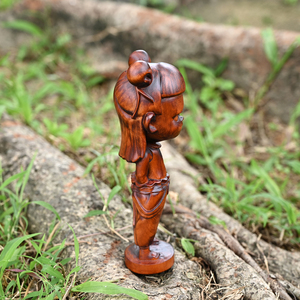 Sculpture en bois de Nezha, figure sculptée de la mythologie orientale pour les collectionneurs d'<span class=keywords><strong>art</strong></span> et la décoration intérieure créative - Product Image 6