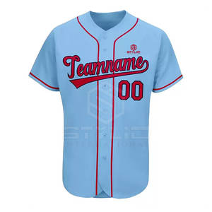 ชุดกีฬาเบสบอลของผู้ชายชุดเครื่องแบบเสื้อกีฬาระบายอากาศได้สไตล์ที่เป็นเอกลักษณ์ - Product Image 2