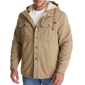 Men's High Street Style Stand Collar Letter Pattern <b>Cargo</b> Jacket with Custom Colors and Eco-Friendly Features - Product Image 3