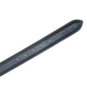 Ceinture décontractée/formelle en cuir bleu vintage pour homme 100% Ceinture en cuir véritable - Product Image 2