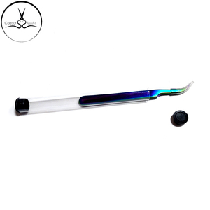 Pincettes à Volume d'emballage de tuyaux, pinces à cils, Extensions en acier inoxydable or bleu multicolore faux cils en vison outil - Product Image 4