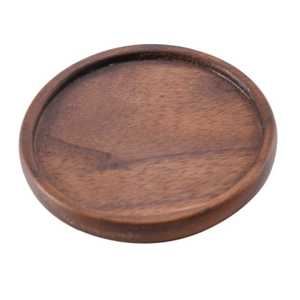Posavasos de madera redonda posavasos pulido mejor color natural por mn exportaciones posavasos de nogal - Product Image 5