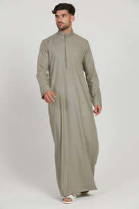 Thobe / Thawb personnalisé hommes Jubbah Thobe dernière conception en gros meilleur prix de vente de haute qualité hommes Jubbah Thobes respirant - Product Image 6