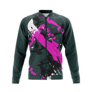 Veste zippée intégrale en coton premium personnalisée |   Chaud, respirant, séchage rapide |   Tailles Hommes Femmes Jeunes |   Veste d'entraînement de performance - Product Image 4