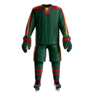 Conjuntos de alta demanda de fábrica directa Uniforme de hockey sobre hielo ODM y OEM de moda Durable 100% Poliéster Transpirable Secado rápido - Product Image 2