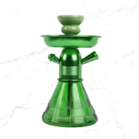 Mini chicha portable en verre avec corps coloré, petite taille, facile à transporter, idéale pour les bars, les fêtes, les cadeaux, les narguilés, les chichas