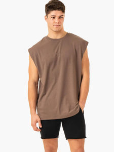Vente en gros de haute qualité Logo personnalisé hommes débardeurs couleur unie grande taille respirant gymnastique entraînement sans manches débardeur hommes - Product Image 6