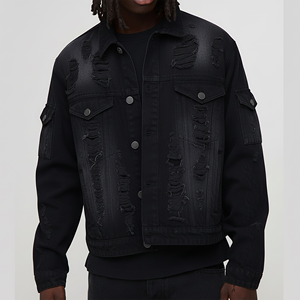 Chaqueta Vaquera Unisex Extra Grande |   Ropa de Calle Informal de Invierno a la Moda |   2025 Gran Venta, Logotipo Personalizado Disponible, Premium 100% Algodón - Product Image 1