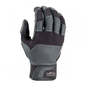 Guantes de bateo de béisbol hechos en cuero Guantes de bateo de béisbol transpirables Guantes de bateo de material duradero - Product Image 3
