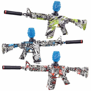 Pistola Giocattolo Elettronica M416 per Combattimento con Proiettili in Idrogel, 20.000 Colpi, Occhiali Protettivi in Plastica, Alimentazione a Batteria - Product Image 1