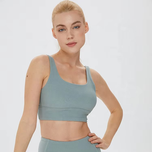 Conjuntos Deportivos de Yoga para Mujer, 2 Piezas, Sin Costuras, Antibacterianos, de Spandex/Nailon, Transpirables, Personalizados al por Mayor (OEM) - Product Image 2