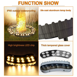 DMX512 RGB Kleurrijke Boomverlichting LED IP65 Waterdichte Buiten Spotboomlamp Ring Tuinlandschapsverlichting - Product Image 5