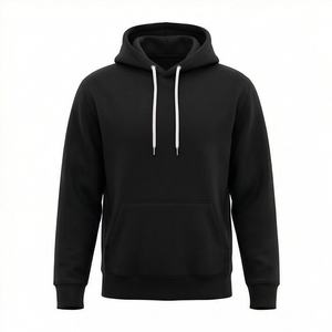 Sweat à capuche polaire surdimensionné personnalisé pour homme, grande taille, vêtement d'hiver décontracté, techniques de broderie, pull épais - Product Image 1