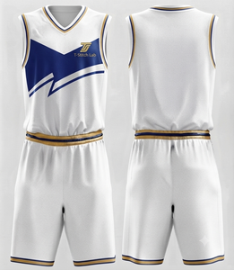 Uniformes de Baloncesto Juveniles Personalizados, Impresión por Sublimación, Conjunto de Baloncesto, Tela de Malla de Secado Rápido, Estilo sin Mangas - Product Image 6