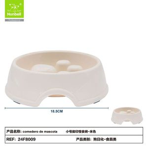 Ciotola per Animali Domestici in Acciaio Inox e Plastica, Prodotta da Azienda Professionale di Ciotole e Mangiatoie per Cani e Gatti - Product Image 1