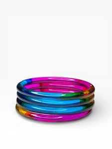 Nouveau design 2026, bracelet en verre facetté de forme émeraude multicolore, bracelets tendance et légers pour femmes, prix de gros - Product Image 2