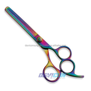 Tijera Profesional de adelgazamiento, instrumento de belleza, Color arcoíris - Product Image 5