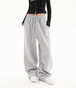 Pantalon large à coupe ample pour femmes, tissu en toile, couverture intégrale, style hivernal, devant plat, imperméable, écologique - Product Image 4