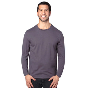 Camisetas de Manga Larga para Hombre, 100% Algodón, Logotipo Personalizado, Patrón de Letras, OEM, Venta al Por Mayor - Product Image 4