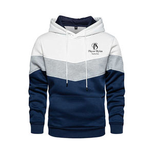 Sudadera con Capucha Extra Grande de Manga Larga para Hombre, Color Personalizado OEM, Ecológica, Impermeable, Antiarrugas, de Secado Rápido, Algodón de Alta Calidad - Product Image 3