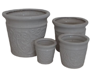 [Leo Nguyen Le] - Pot de fleurs en céramique émaillée pour la décoration intérieure, pot de plantation en gros, pot de plantes succulentes en céramique émaillée, vase - Product Image 1