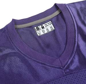 Camiseta de fútbol de equipo de bandera universitaria de alta moda de diseño personalizado camisetas cortas transpirables uniforme americano sublimado - Product Image 6