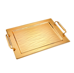 Decoración de vajilla Catering que sirve bandeja de acero de metal Bandeja para servir comida y desayuno Proveedor y fabricación por hecho en La India - Product Image 4