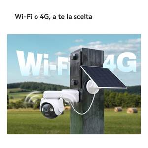 Kit de surveillance solaire 4G AOV PT avec caméra réseau blanche et noire, résolution 3K 2880x1620 KITB7EDP3T1TEHEUFSP4 - Product Image 4