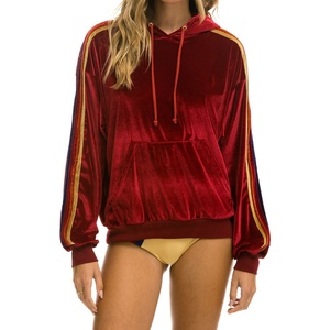 Sudadera Clásica de Terciopelo, Estilo Informal, con Capucha, Personalizable, de Alta Calidad, Estilo Urbano, Casual, Unisex, Estilo Y2K - Product Image 2