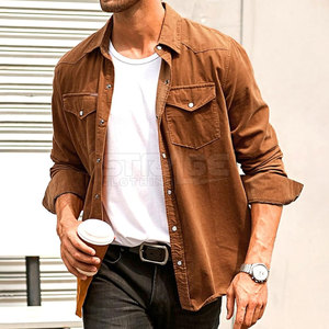 Chemise en jean décontractée en coton 100% respirant, écologique, à la texture durable et au look élégant, avec une coupe confortable pour un usage quotidien - Product Image 3