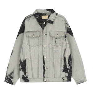 Veste en jean de marque privée pour hommes Délai rapide et veste en jean de fabrication professionnelle OEM - Product Image 1