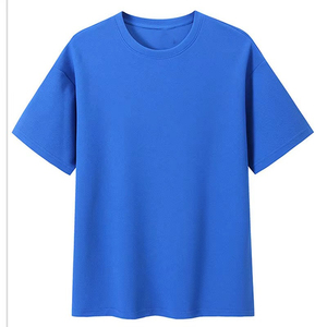 Tissu tricoté col rond manches courtes personnaliser votre Logo hommes T-Shirt impression à séchage rapide nouveau Design haute qualité 100% coton graphique - Product Image 4