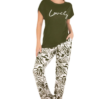 Ensemble de pyjama décontracté d'été en viscose pour femme, qualité turque, motif à pois, doux, respirant, manches longues, short, longueur genou, vêtements de nuit