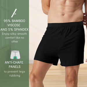 Boxers en coton et élasthanne de haute qualité pour hommes - Sous-vêtements confortables avec des caractéristiques de séchage rapide et respirantes - Product Image 2