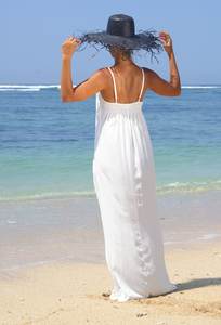 2024 Custom Summer New Arrival <b>Women</b> <b>Dresses</b> High Quality Fashion V-Neck Buttons Ladies Angel Sleeves <b>Sexy</b> Long Casual <b>Dresses</b> - Product Image 2