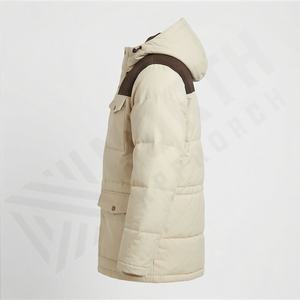 Veste parka pour homme à capuche, manteau d'hiver chaud, imperméable, décontracté, vente en gros, nouveau, sport, grande taille, isolé thermiquement - Product Image 3