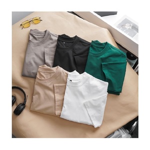 เสื้อยืดผ้าฝ้ายอัด100% เปล่า180กรัมสำหรับผู้หญิงเสื้อยืดแฟชั่นใส่ทุกวันเส้นด้ายย้อมระบายอากาศได้ดี - Product Image 2
