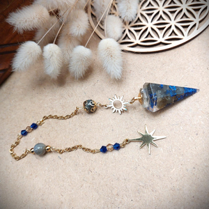 ลูกตุ้มคริสตัลเรซิ่นโอโกไนต์เจ็ดจักระ สำหรับบำบัดด้วยพลังงานเรกิ ปรับสมดุลพลังงานจักระ คุณภาพสูง เป็นมิตรกับสิ่งแวดล้อม - Product Image 2