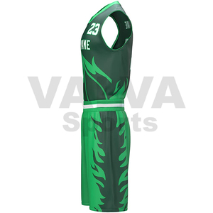 Maillot de basketball pour homme, respirant, à séchage rapide, antibactérien, sans manches, vêtements de sport imprimés, 100% polyester, best-seller - Product Image 5