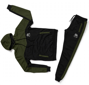 Conjunto Deportivo de Invierno para Hombre GYM Active, 100% Algodón, Resistente al Viento, Transpirable, con Logotipo Personalizado, Dos Piezas, Ropa Urbana - Product Image 3