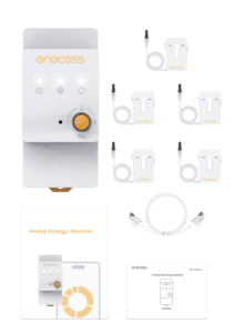 เฮมส์ อีโคซับ เครื่องวัดพลังงานแบบเรียลไทม์ 10 ช่องสัญญาณ (ขยายได้ถึง 30 ช่องสัญญาณ) ดีไซน์แบบโมดูลาร์สำหรับติดตั้งบนราง DIN - Product Image 2