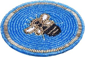 Best Theme Design Glass <b>Beads</b> Table <b>Coaster</b> Best for Parties and Other Functions Tableware Decorative Beast Design <b>Coaster</b> - Product Image 5