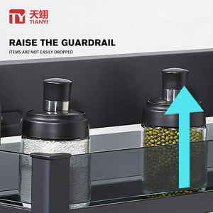 Organizador <span class=keywords><strong>de</strong></span> Especias Extraíble TIANYI <span class=keywords><strong>para</strong></span> Armario <span class=keywords><strong>de</strong></span> Cocina, Cesta Lateral Estrecha con Cajón <span class=keywords><strong>de</strong></span> Vidrio <span class=keywords><strong>de</strong></span> Cierre Suave - Product Image 4
