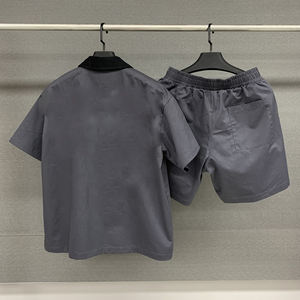 Conjuntos de verano Último diseño Ropa de verano personalizada Conjunto de pantalones cortos para hombres Para la venta Servicio OEM Personalizado Su propio estilo Conjunto de pantalones cortos para hombres - Product Image 3