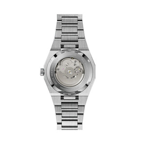 Montre automatique personnalisée avec logo, entièrement en acier inoxydable, modèle <span class=keywords><strong>Paul</strong></span>, style riche, 5 ATM résistante à l'eau, mouvement japonais Star Dust, finition givrée - Product Image 5