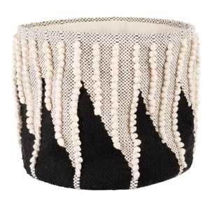 Dernier panier de rangement tissé à la main de style 2025 motif rayé tissage plat pliable fabricant d'usine direct de ITHL - Product Image 5