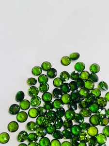 Superb Lustre Natural Chrome Diopside Piedra preciosa suelta Hermosa piedra de corte redonda de buena calidad y buen color gree a precio barato - Product Image 6