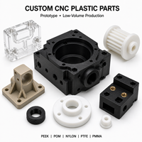 Pièces en plastique ABS POM PEEK PTFE PA PPS Delrin de haute précision, tournage et fraisage CNC