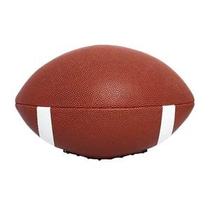 Nouveauté 2025 Vente chaude Prix bas Haute qualité Ballons de football américain durables en cuir véritable Haute rétention d'air - Product Image 2