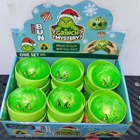 2026 Jouet Squishy en Gros Unisexe, en TPR, en forme de Dumplings Jumbo Croquants, avec motifs Grinch, Père Noël, Bonhomme de neige, Renne, Ange, Bloc Maléfique et design rempli